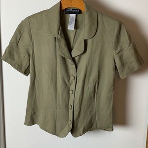 Vintage Button Down Top.